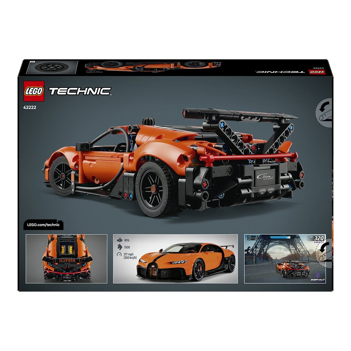 LEGO TECHNIC HIPERCOCHE BUGATTI CHIRON PUR SPORT - Imagen 6