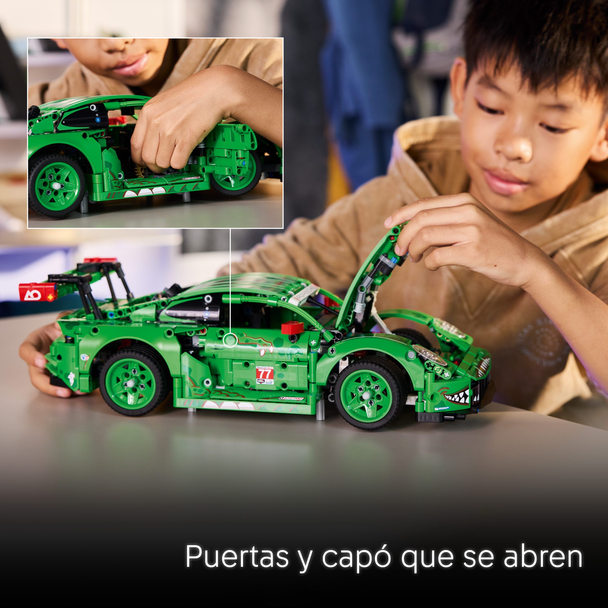 LEGO TECHNIC PORSCHE 911 GT3 R REXY AO RACING - Imagen 5