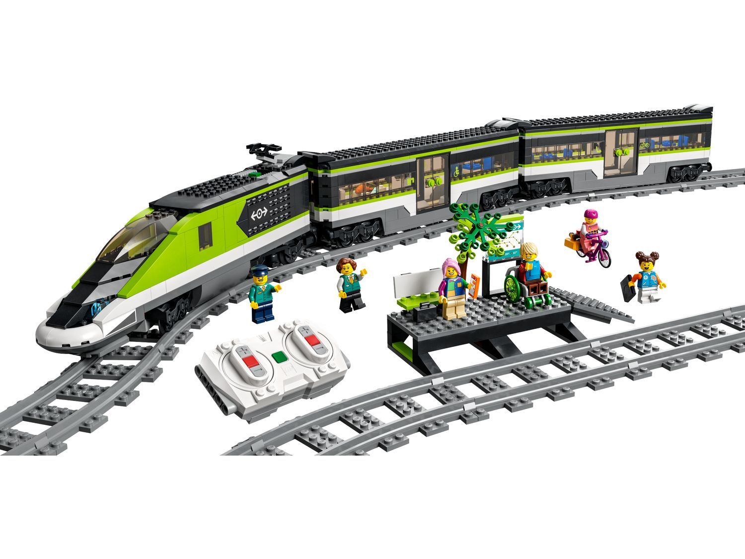 LEGO CITY TRAINS TREN DE PASAJEROS DE ALTA VELOCIDAD - Imagen 2