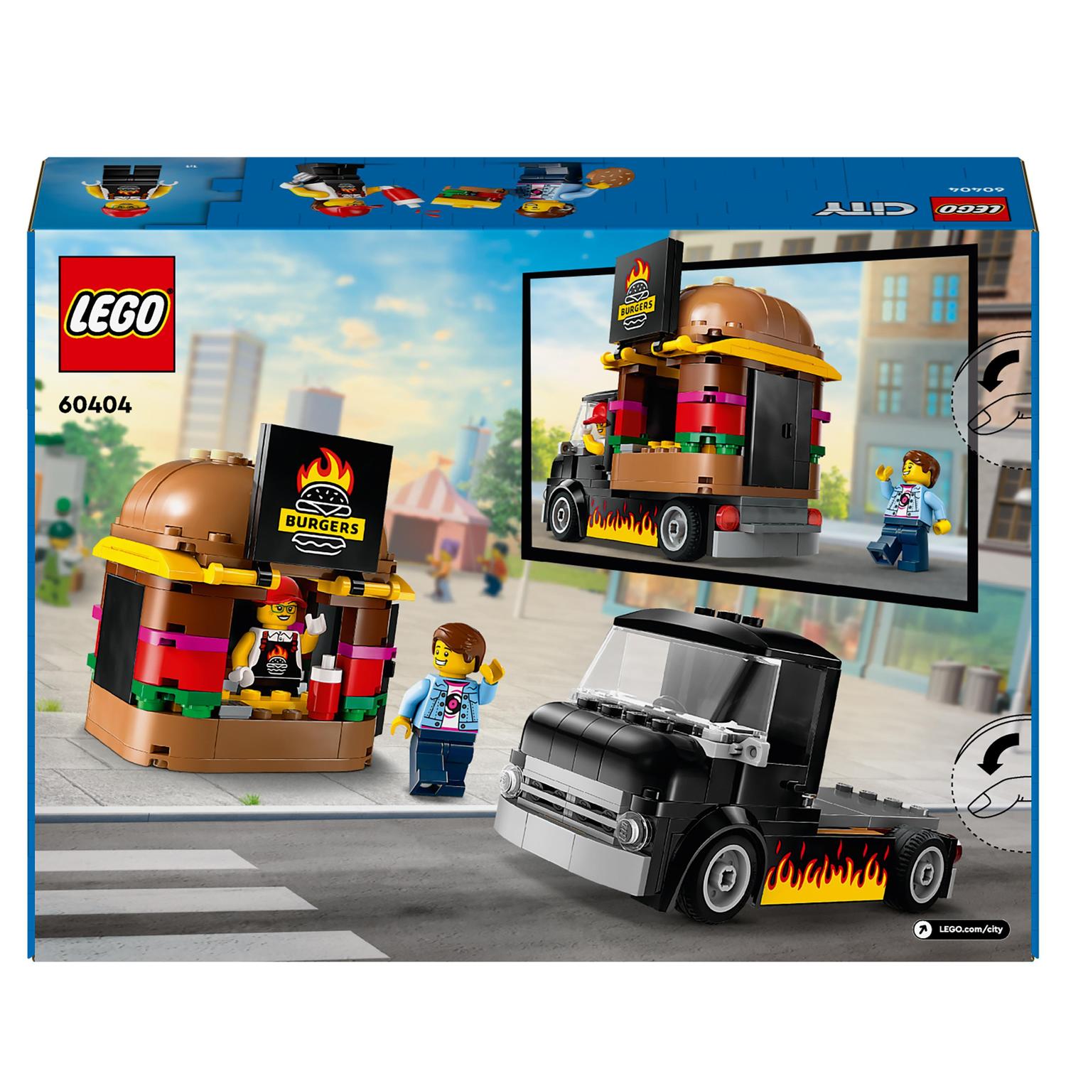 LEGO CITY GREAT VEHICLES CAMIÓN HAMBURGUESERÍA - Imagen 6