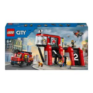 LEGO CITY PARQUE DE BOMBEROS CON CAMIÓN DE BOMBEROS
