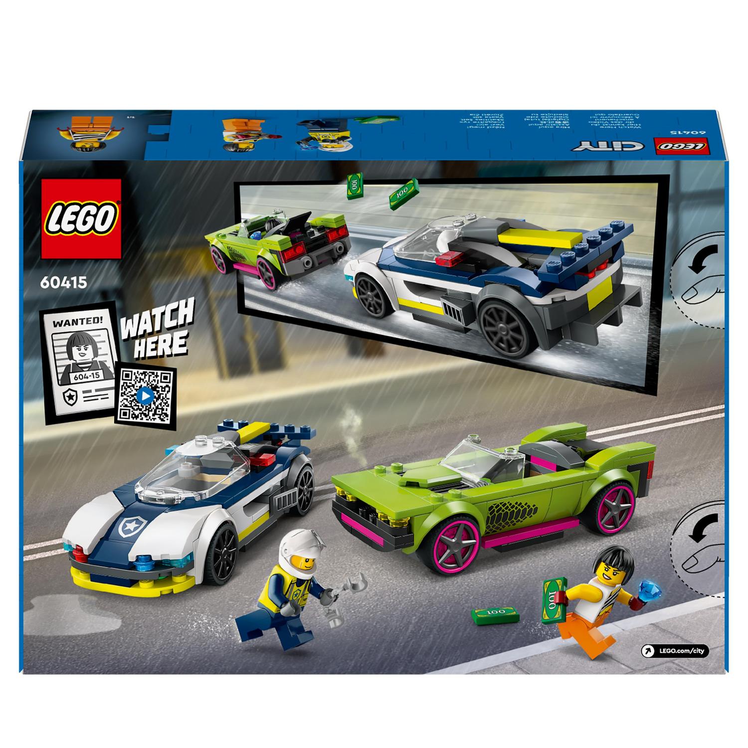 LEGO CITY POLICE COCHE DE POLICÍA Y POTENTE DEPORTIVO - Imagen 6