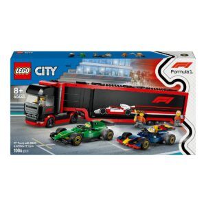 LEGO CITY FORMULA 1 CAMIÓN DE F1 CON COCHES DE F1 RB20 Y AMR24