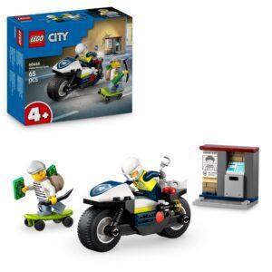 LEGO CITY POLICE PERSECUCIÓN EN MOTO DE POLICÍA
