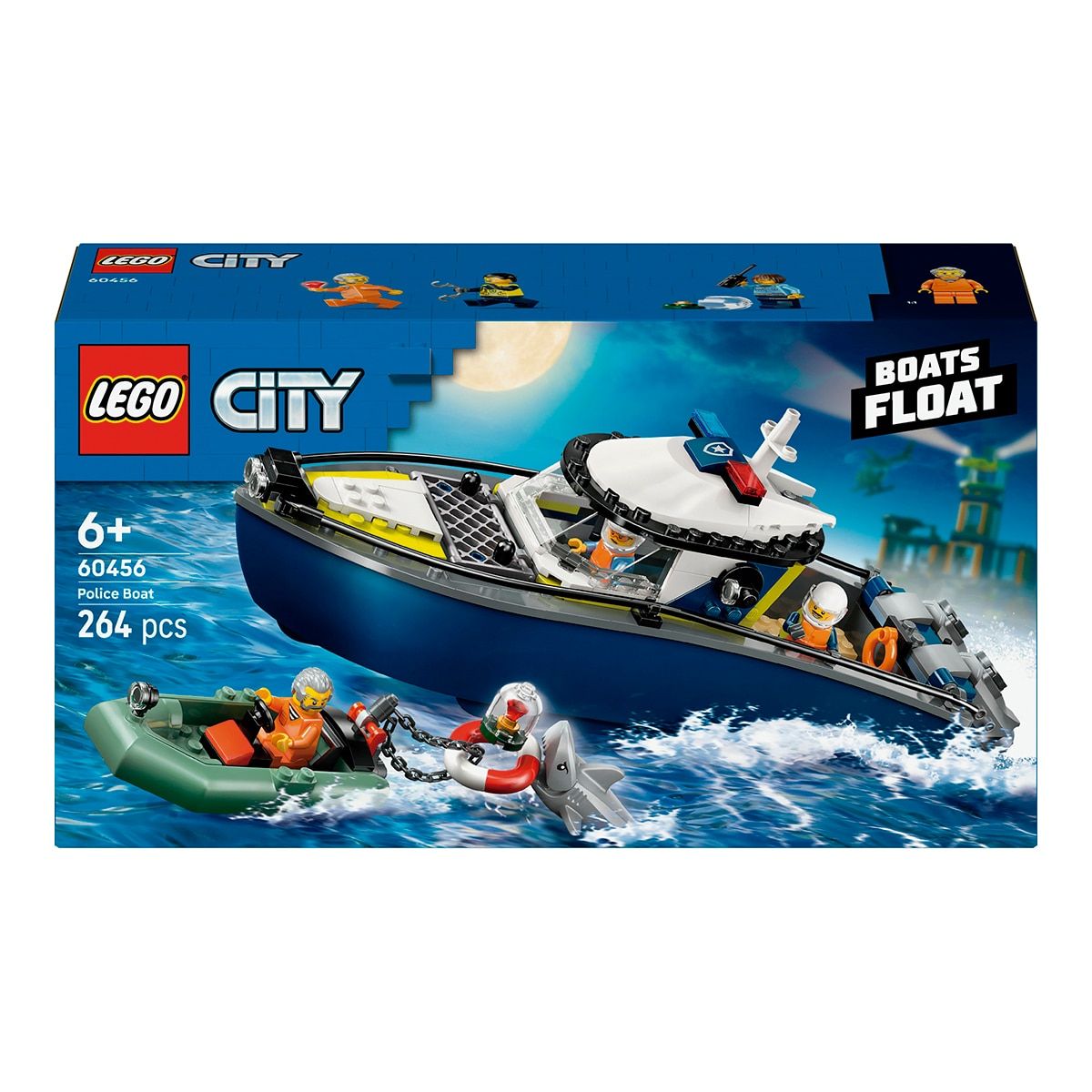 LEGO CITY POLICE PERSECUCIÓN EN BARCO DE POLICÍA
