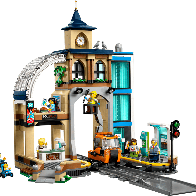 LEGO CITY TRAINS ESTACIÓN CENTRAL DE FERROCARRIL - Imagen 2