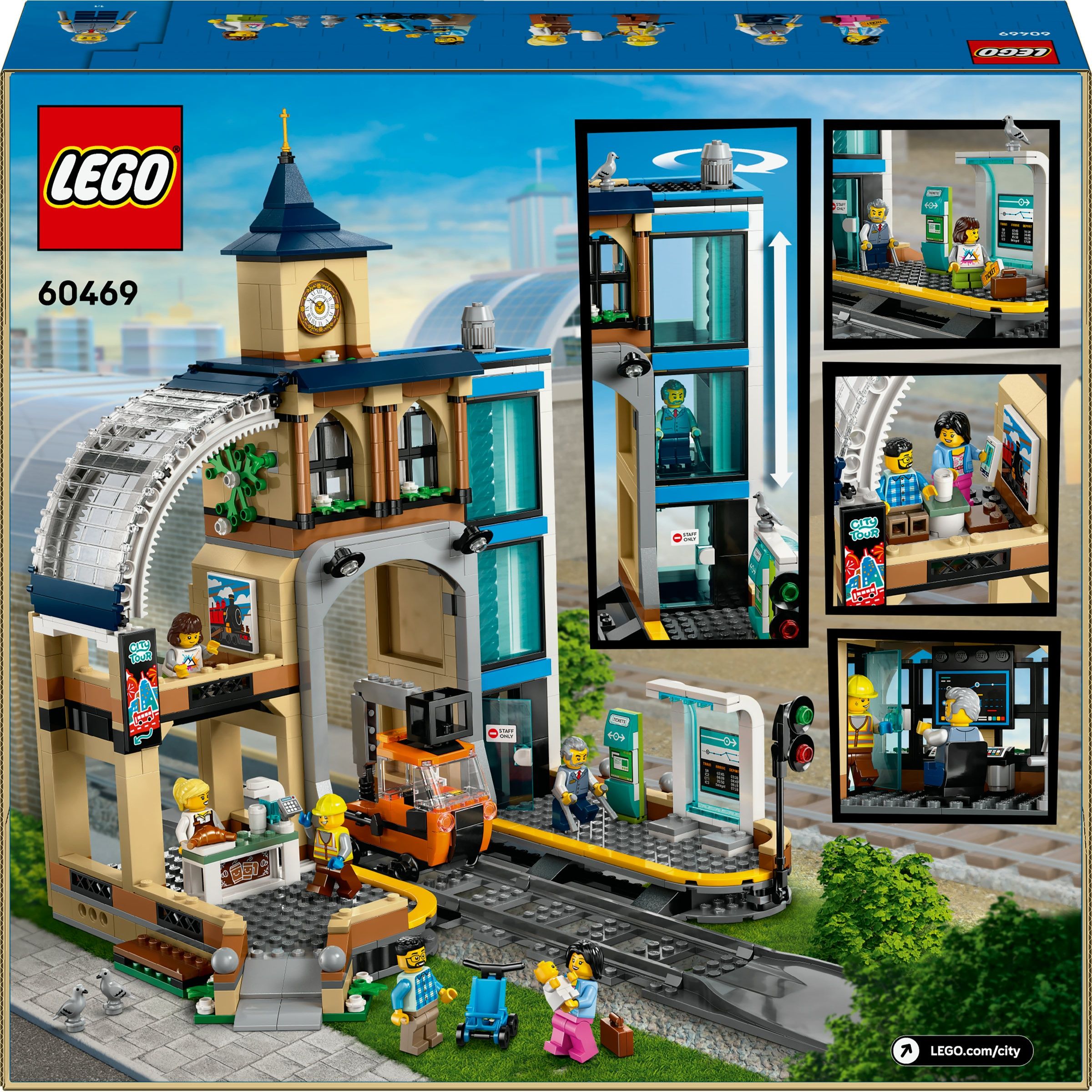 LEGO CITY TRAINS ESTACIÓN CENTRAL DE FERROCARRIL - Imagen 6