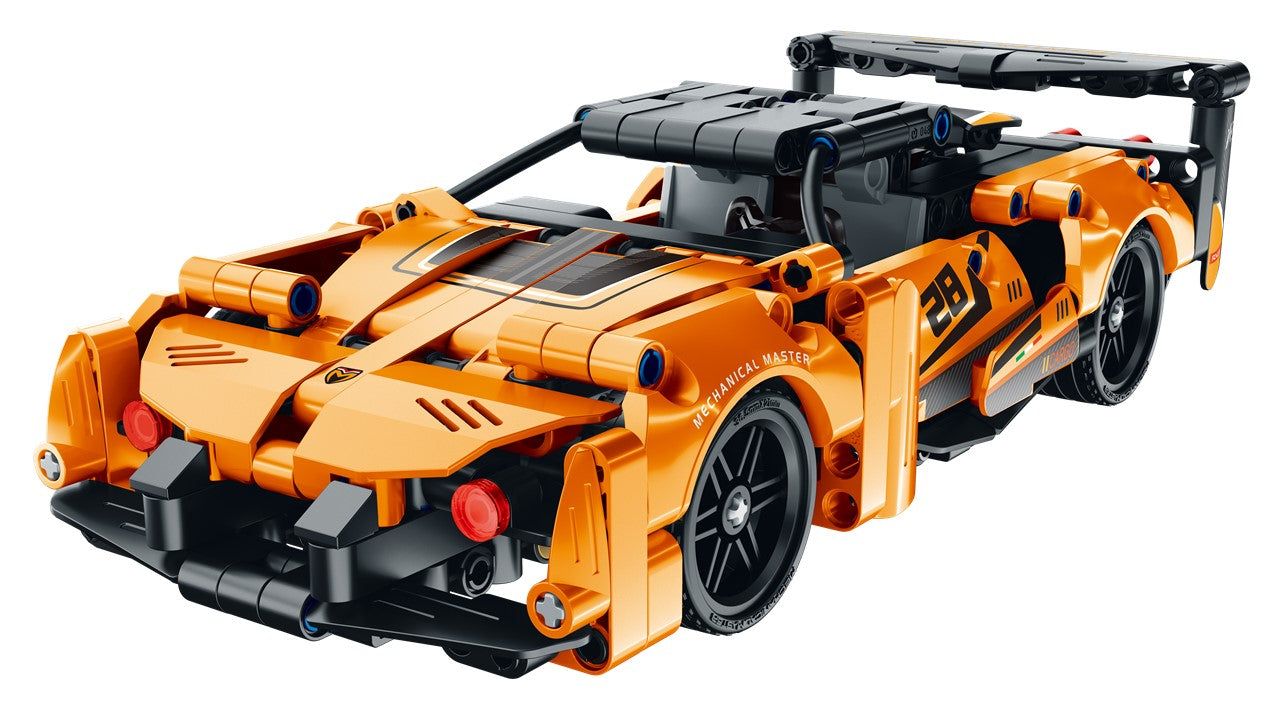 IMMASTER COCHE DE CARRERAS NARANJA - Imagen 2