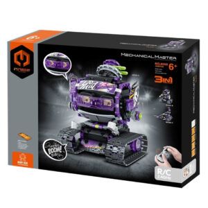 IMMASTER ROBOT LILA CON PANELES 3 EN 1 458 PIEZAS