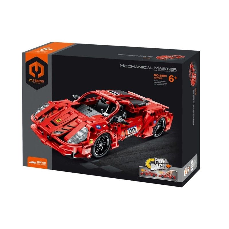 IMMASTER COCHE DEPORTIVO ROJO