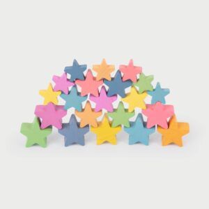 TICKIT ESTRELLAS DE MADERA ARCOÍRIS