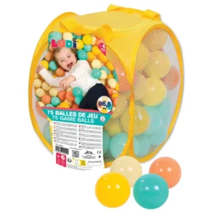 LUDI BOLSA 75 PELOTAS COLORES MIXTOS