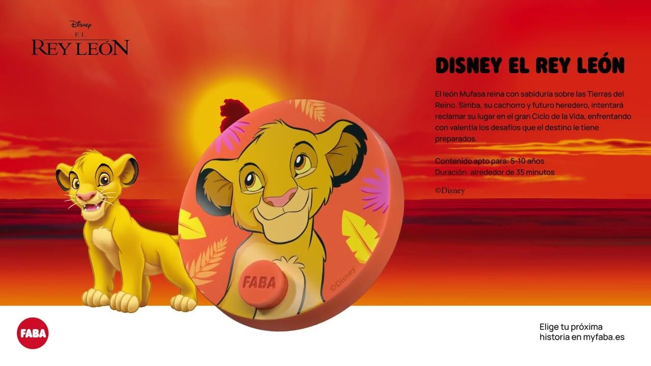 FABA ME DISNEY EL REY LEÓN - Imagen 2