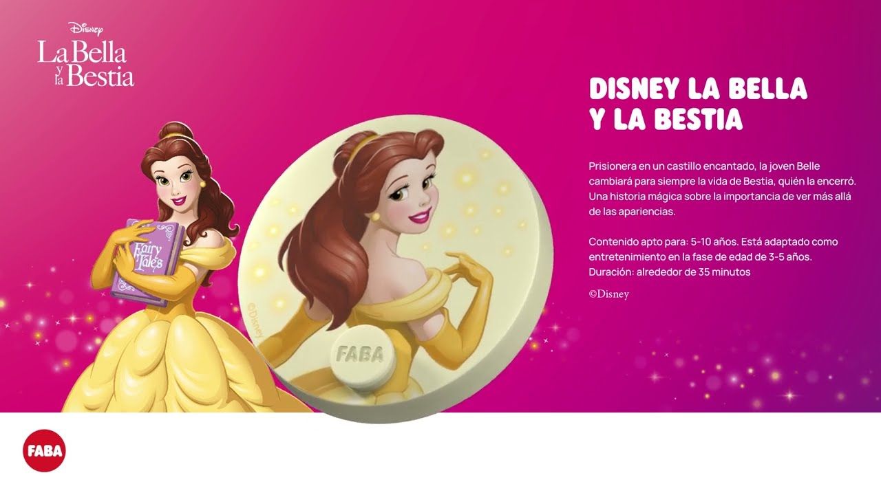 FABA ME DISNEY LA BELLA Y LA BESTIA - Imagen 4