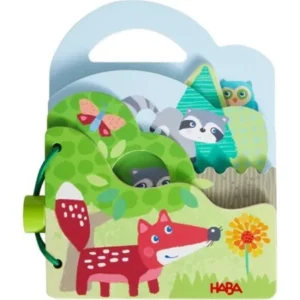HABA LIBRO DE MADERA PARA BEBÉS ANIMALES DEL BOSQUE