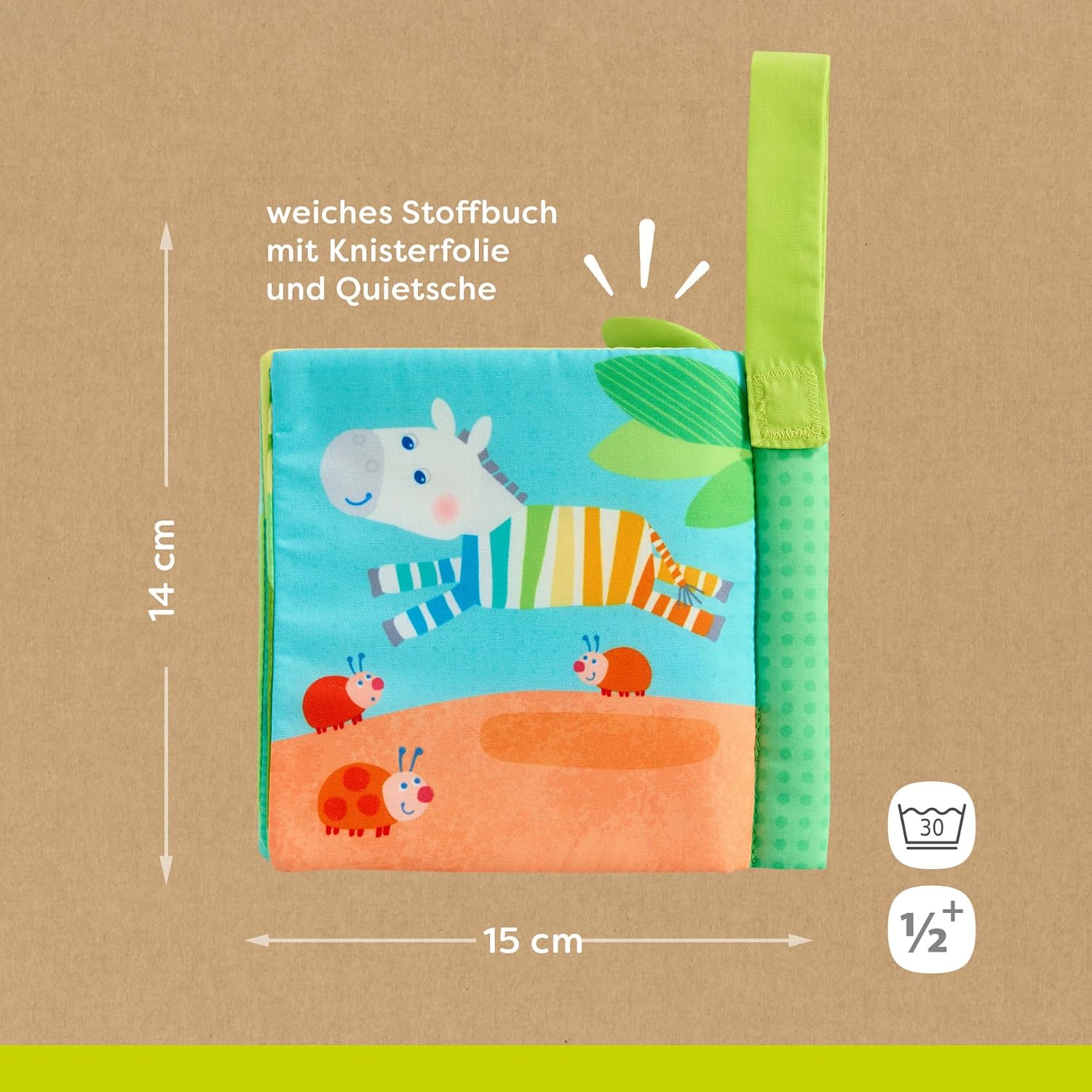HABA LIBRO DE TELA CEBRA - Imagen 4