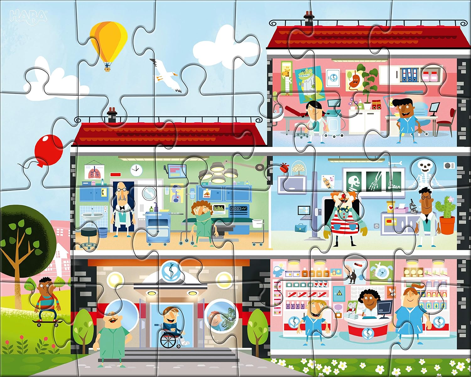HABA PUZZLES PEQUEÑO HOSPITAL - Imagen 2