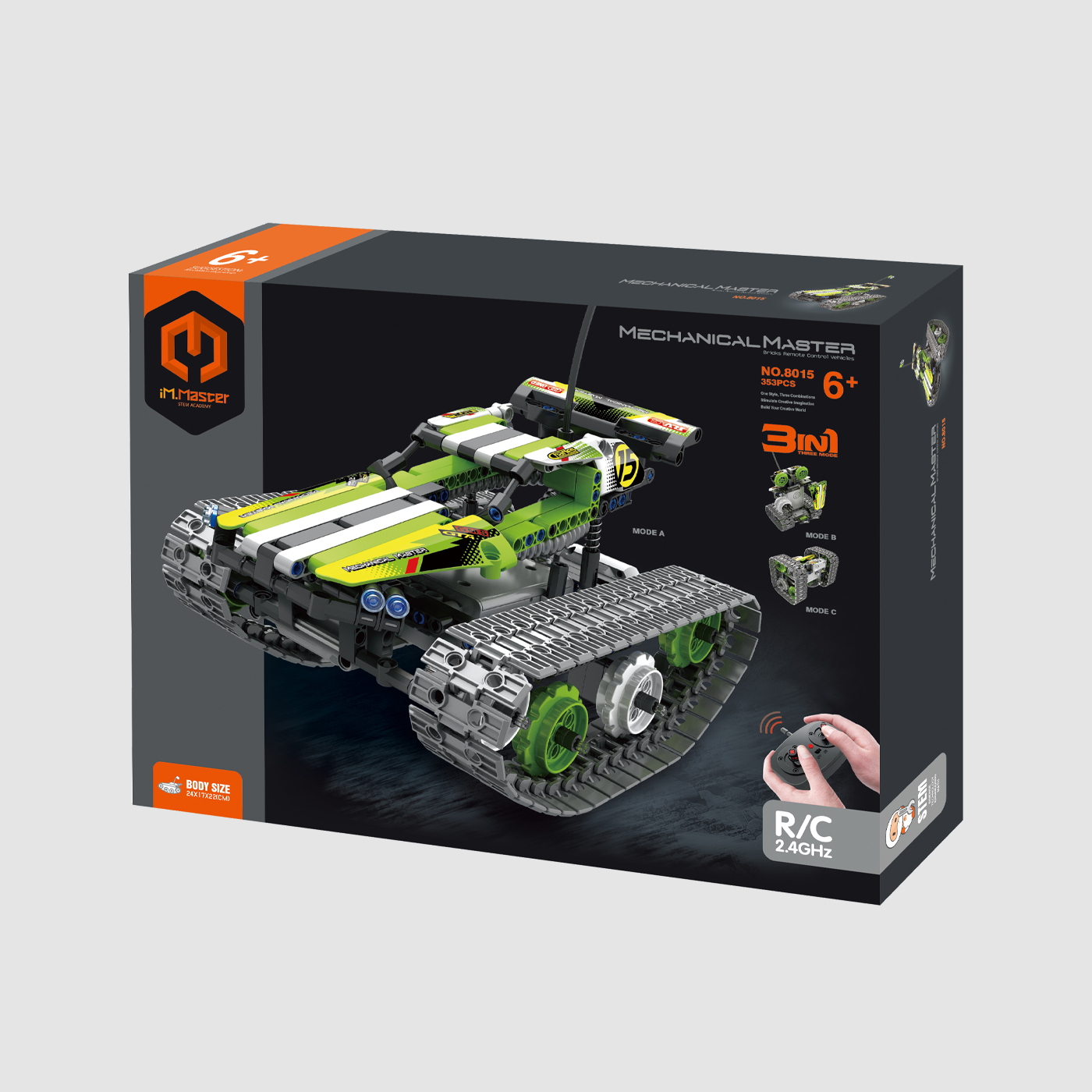 IMMASTER COCHE ACROBÁTICO RADIO CONTROL 3 EN 1