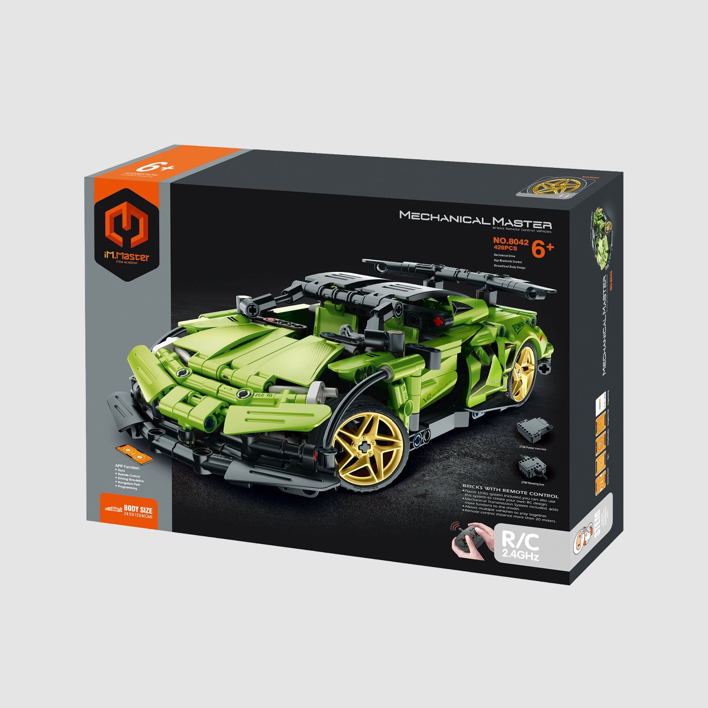IMMASTER COCHE RADIO CONTROL VERDE