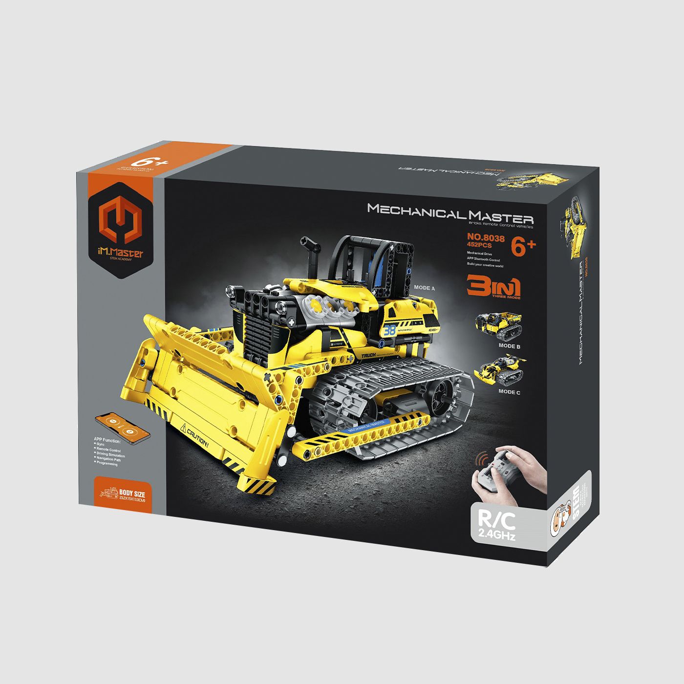 IMMASTER EXCAVADORA RADIO CONTROL 3 EN 1