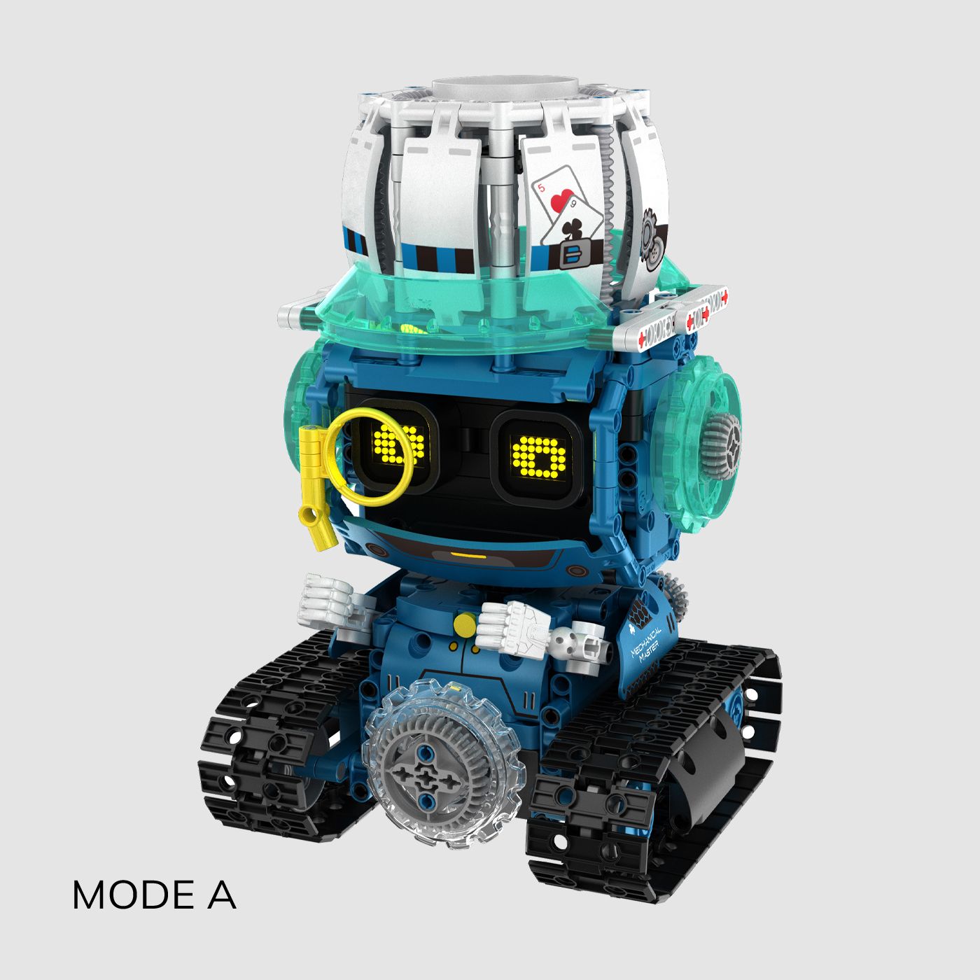 IMMASTER ROBOT AZUL CON PANELES 3 EN 1 494 PIEZAS - Imagen 4