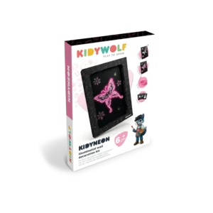 KIDYWOLF KIDYNEON SET PARA DECORAR MURALES LUMINOSOS ROSA