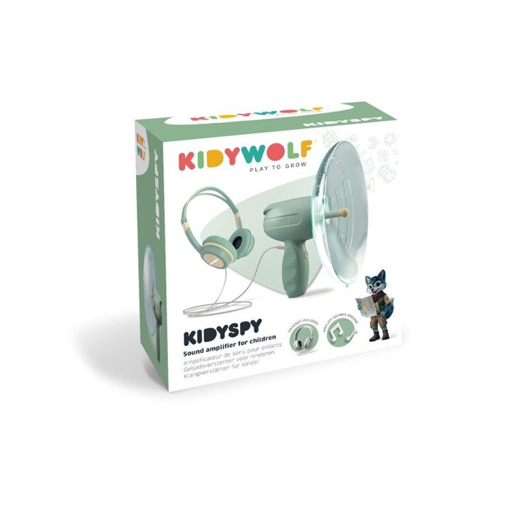 KIDYWOLF KIDYSPY AMPLIFICADOR DE SONIDOS PARA NIÑOS COLOR VERDE