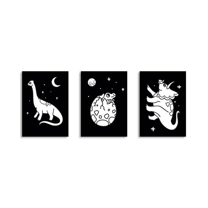KIDYWOLF KIDYNEON SET PARA DECORAR MURALES LUMINOSOS DINOS - Imagen 4