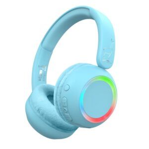 Lalarma Auriculares con Luz Ambiental Azul