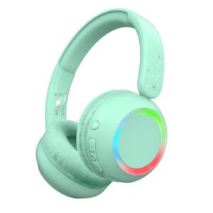 LALARMA AURICULARES CON LUZ AMBIENTAL VERDE MENTA