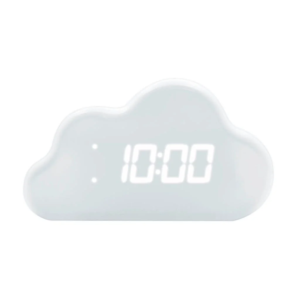 LALARMA DESPERTADOR DIGITAL CLOUD BLANCO