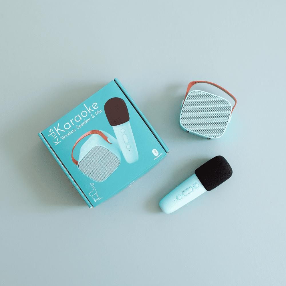 LALARMA KARAOKE ALTAVOZ BLUETOOTH CON MICRÓFONO AZUL - Imagen 4