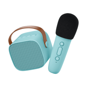 LALARMA KARAOKE ALTAVOZ BLUETOOTH CON MICRÓFONO AZUL