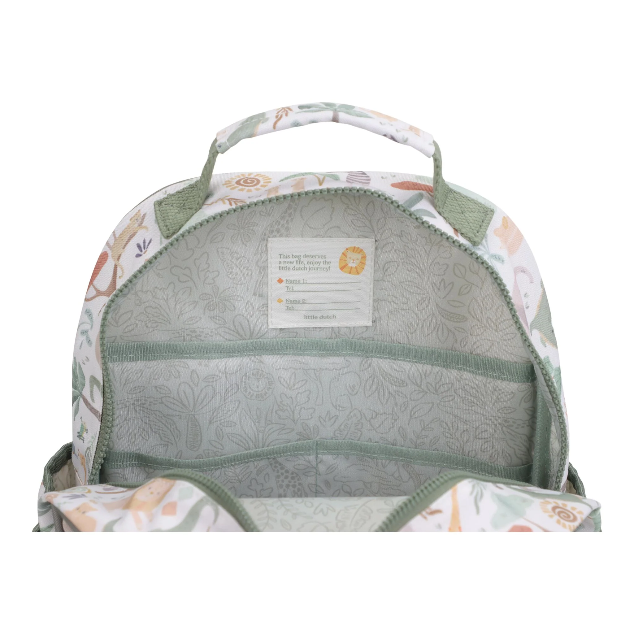 LITTLE DUTCH MOCHILA SAFARI FRIENDS - Imagen 3