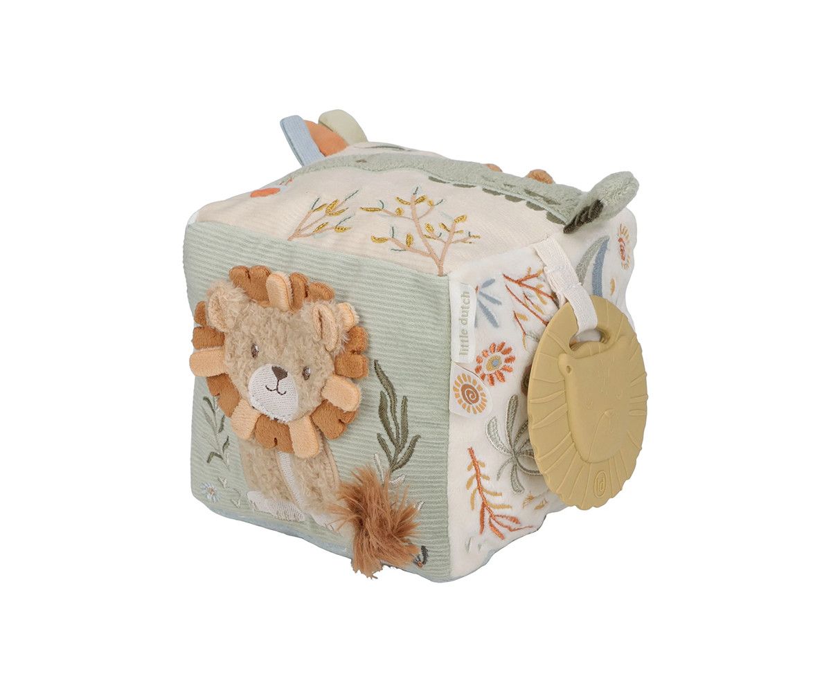 LITTLE DUTCH CUBO BLANDITO DE ACTIVIDADES SAFARI FRIENDS