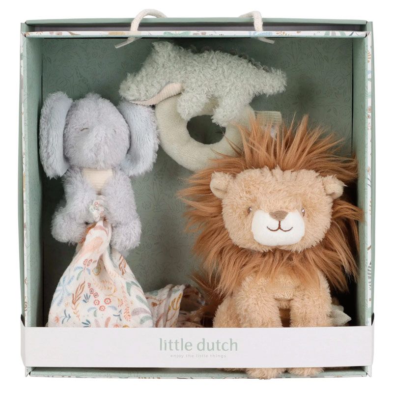 LITTLE DUTCH CAJA REGALO SAFARI FRIENDS - Imagen 2
