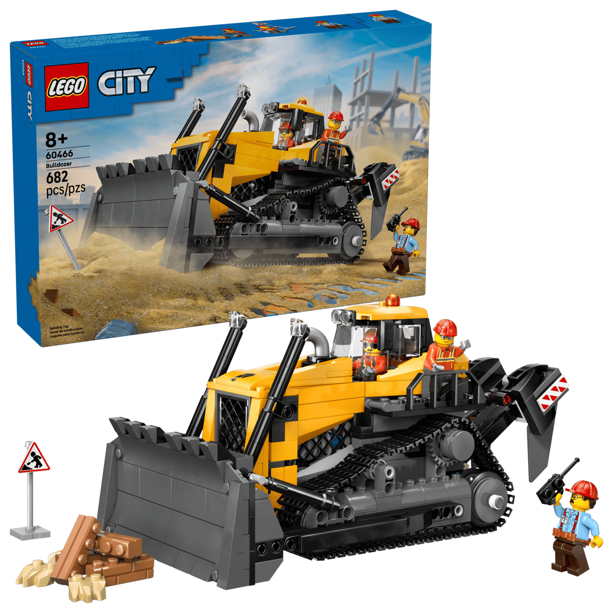 LEGO CITY BIG VEHICLES BULDÓCER AMARILLO
