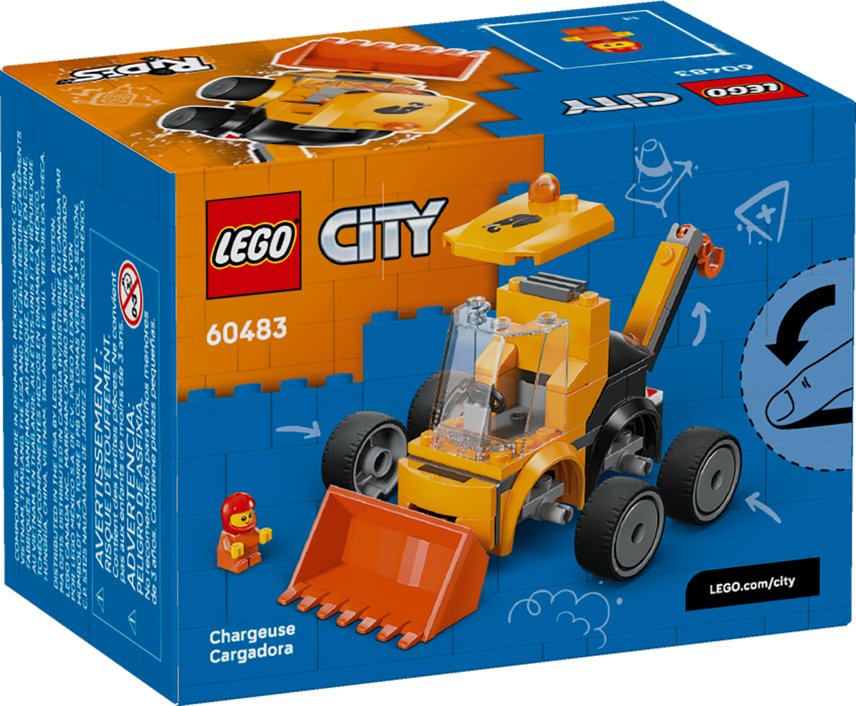 LEGO CITY BRICK RIDES VEHÍCULOS: CARGADORA DE OBRA - Imagen 5