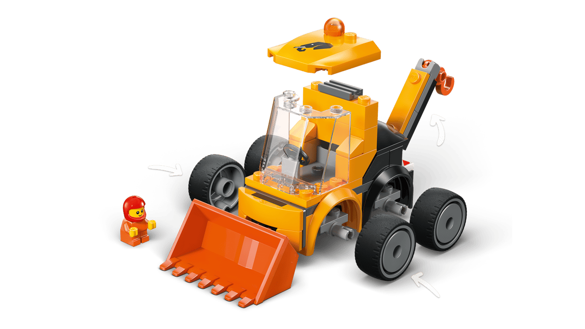 LEGO CITY BRICK RIDES VEHÍCULOS: CARGADORA DE OBRA - Imagen 4