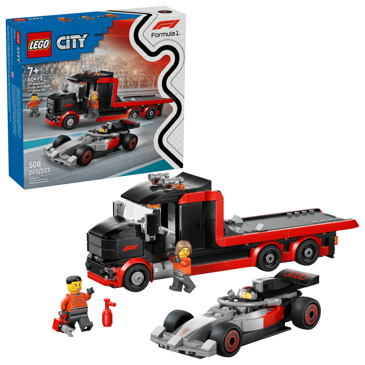 LEGO CITY CAMIÓN DE EXPOSICIÓN F1 AUDI