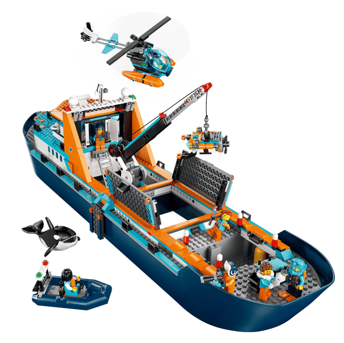 LEGO CITY EXPLORADORES DEL ÁRTICO: BARCO - Imagen 4