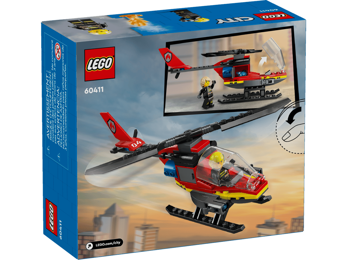 LEGO CITY FIRE HELICÓPTERO DE RESCATE DE BOMBEROS - Imagen 5