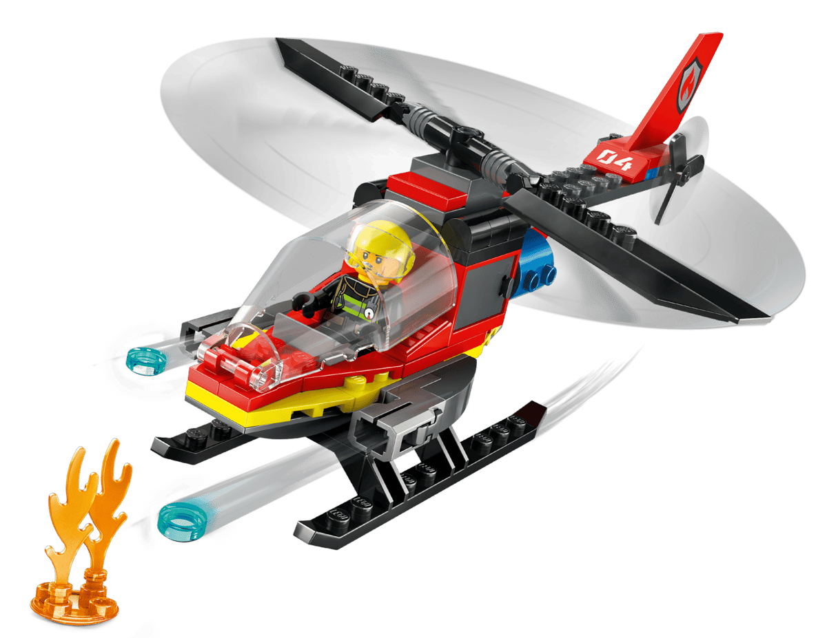 LEGO CITY FIRE HELICÓPTERO DE RESCATE DE BOMBEROS - Imagen 4