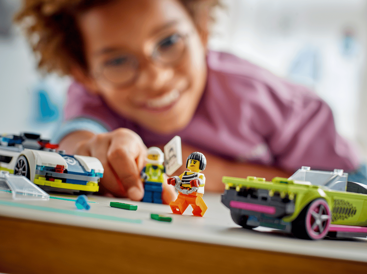 LEGO CITY POLICE COCHE DE POLICÍA Y POTENTE DEPORTIVO - Imagen 5