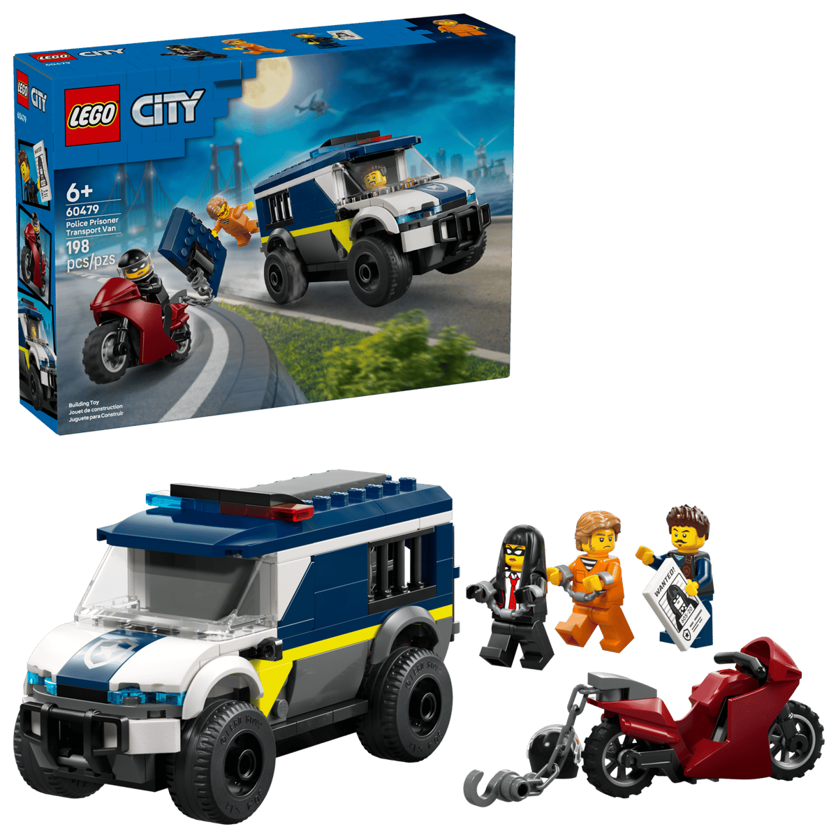 LEGO CITY POLICE FURGONETA DE TRANSPORTE PENITENCIARIO DE POLICÍA