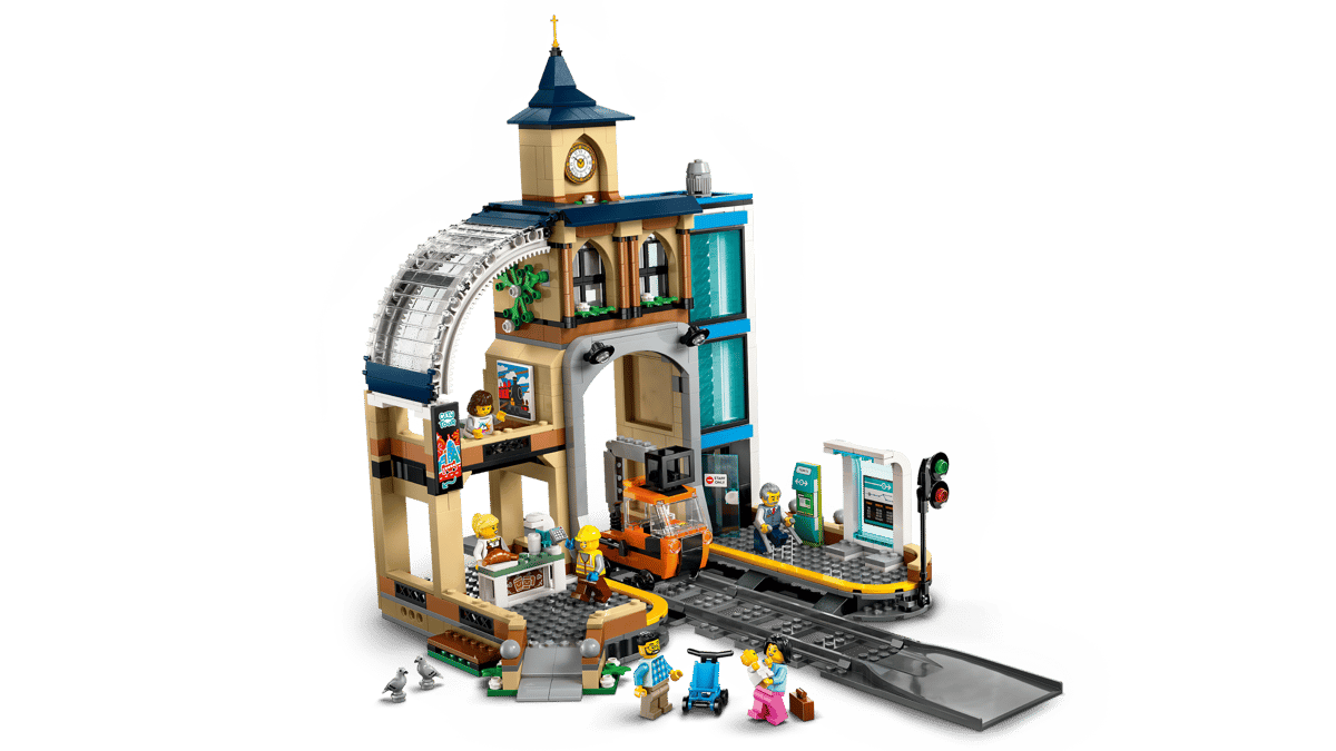 LEGO CITY TRAINS ESTACIÓN CENTRAL DE FERROCARRIL - Imagen 5