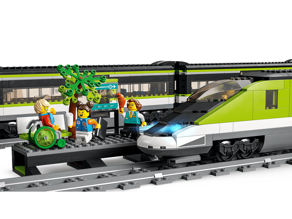 LEGO CITY TRAINS TREN DE PASAJEROS DE ALTA VELOCIDAD - Imagen 3