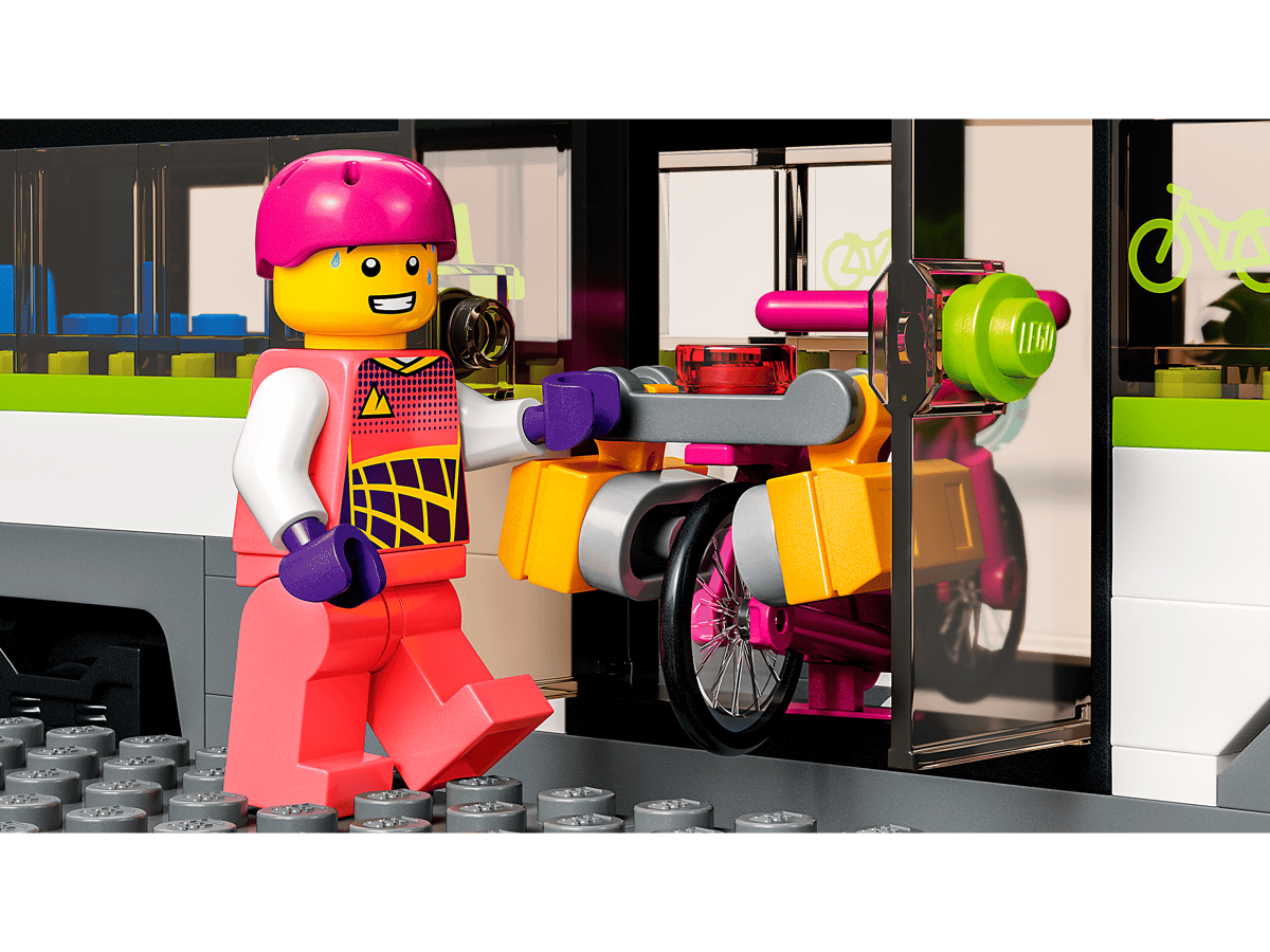 LEGO CITY TRAINS TREN DE PASAJEROS DE ALTA VELOCIDAD - Imagen 5
