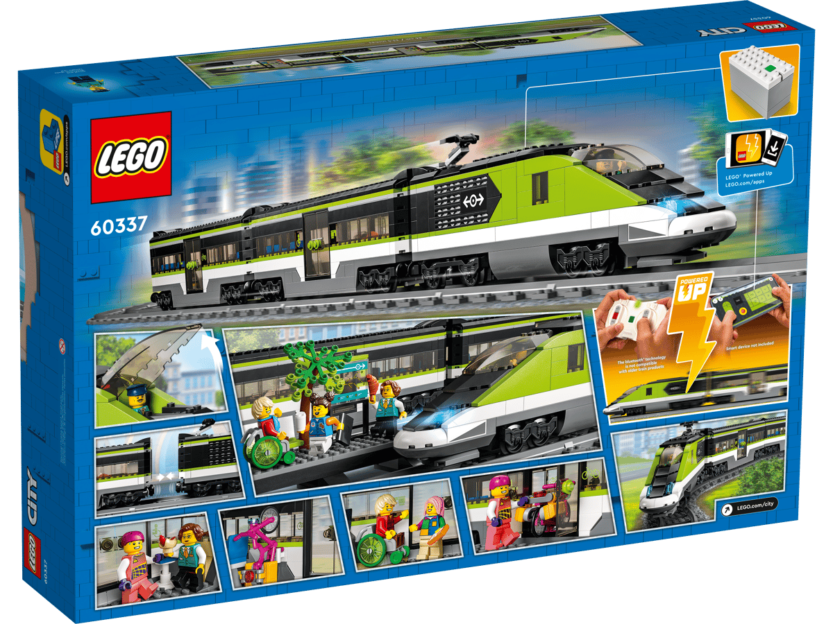 LEGO CITY TRAINS TREN DE PASAJEROS DE ALTA VELOCIDAD - Imagen 7