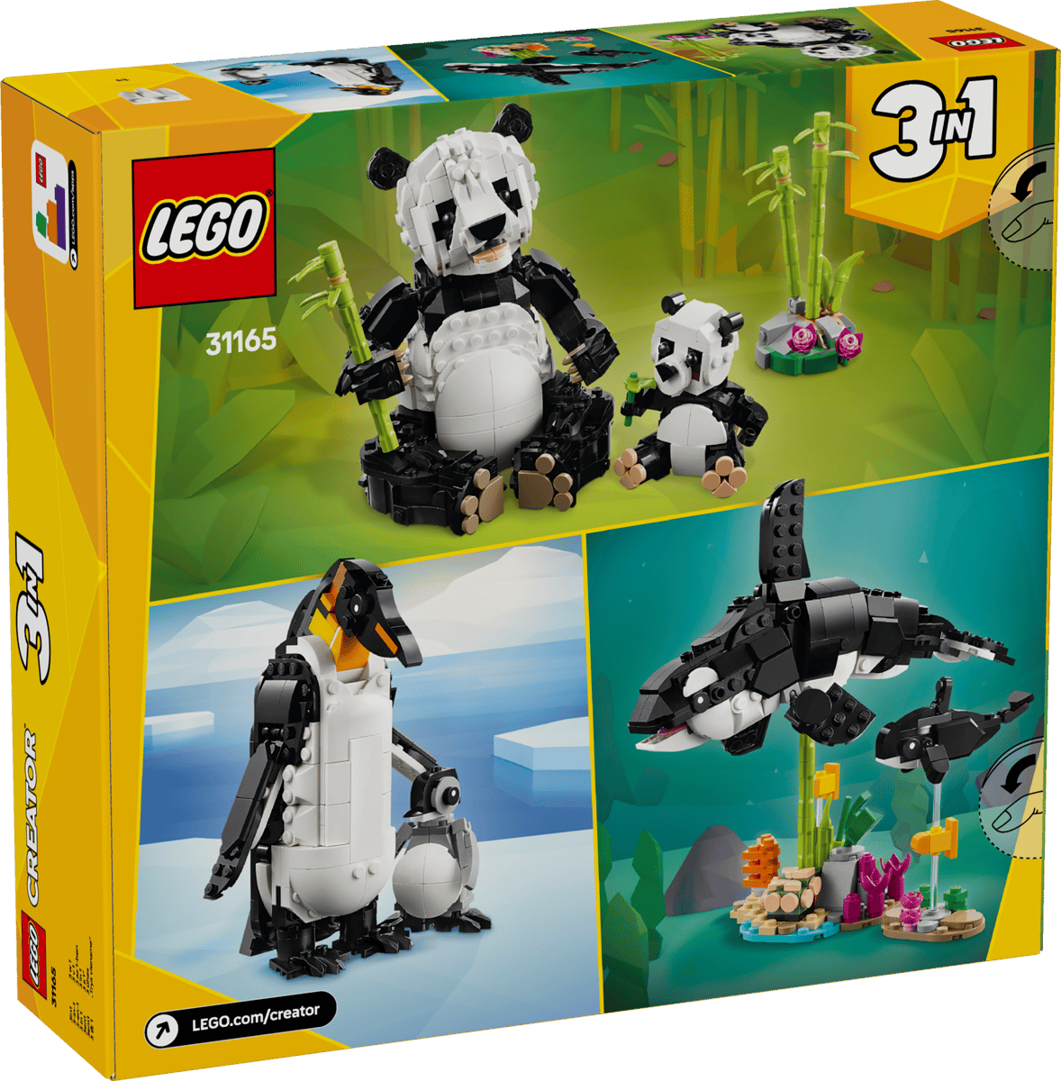 LEGO CREATOR FAUNA SALVAJE: FAMILIA DE PANDAS - Imagen 6